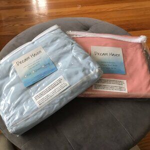 Set of 2 Dream Haven Bed Skirts 1 King 1 Full
